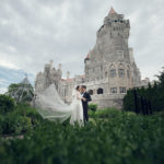 Newlyweds and castle