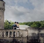 Newlywed and castle