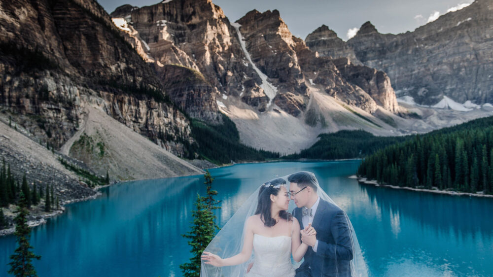Wedding shot in National park